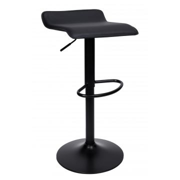 Hoker krzesło barowe PORT BLACK czarne