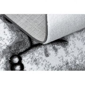 Dywan dziecięcy PETIT TRUMPET TRĄBA SŁONIA SŁONIK GWIAZDKI szary