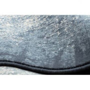 Dywan wełniany NAIN Przecierany vintage 7010/50911 granat / beż