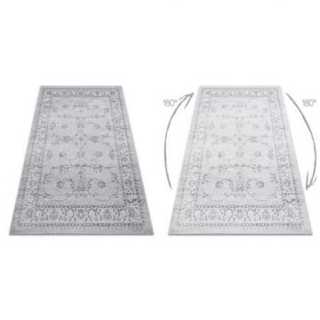 Dywan szary MENFIS nowoczesny 2312 Ornament, ramka
