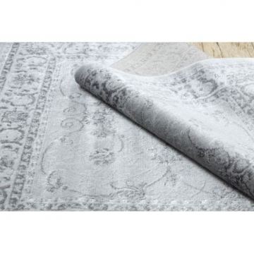 Dywan szary MENFIS nowoczesny 2312 Ornament, ramka