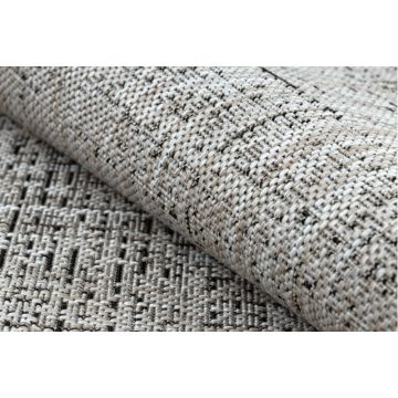 DYWAN SZNURKOWY SIZAL FLOORLUX 20401 Ramka srebrny / czarny