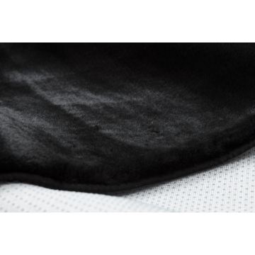 Dywan pluszowy antypoślizgowy POSH czarny