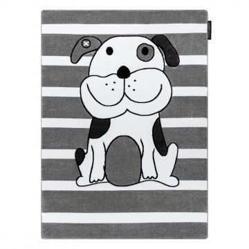 Dywan dziecięcy PETIT PUPPY PIESEK SZCZENIAK szary