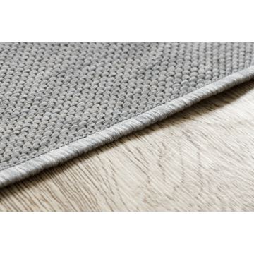 Dywan SZNURKOWY SIZAL FLAT 48779/637 Kwiatuszki szary krem