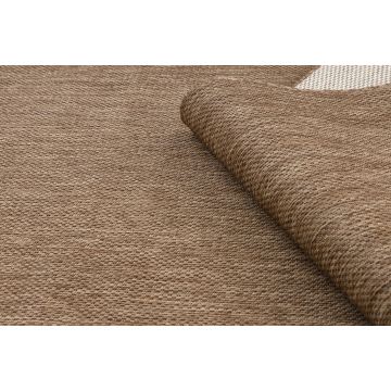 Dywan SZNURKOWY SIZAL FLAT 48663/870 brąz GŁADKI