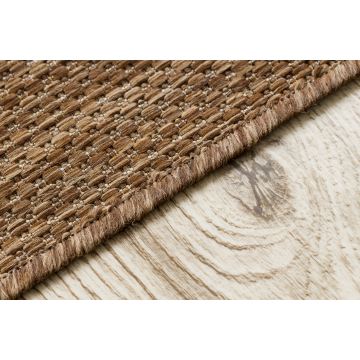 Dywan SZNURKOWY SIZAL FLAT 48663/870 brąz GŁADKI