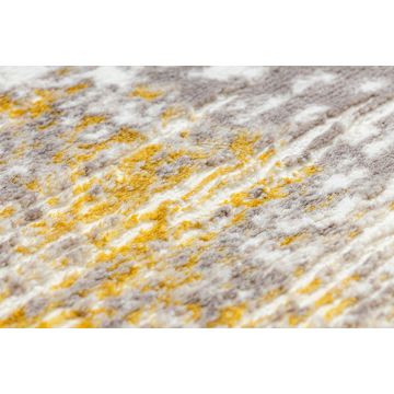Dywan CORE W9775 Ramka, Przecierany - Strukturalny, dwa poziomy runa, kość słoniowa / beż