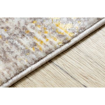 Dywan CORE W9775 Ramka, Przecierany - Strukturalny, dwa poziomy runa, kość słoniowa / beż