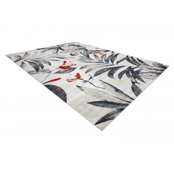 Dywan nowoczesny MUNDO E7181 liście outdoor beż / niebieski