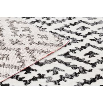 Dywan nowoczesny MUNDO E0621 geometryczny outdoor beż / czarny