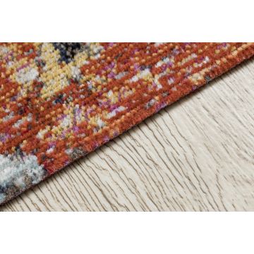 Dywan nowoczesny MUNDO E0671 orientalny vintage outdoor czarny / żółty