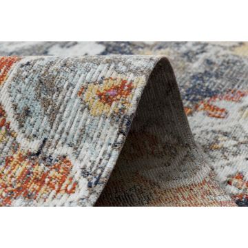 Dywan nowoczesny MUNDO E0671 orientalny vintage outdoor czarny / żółty