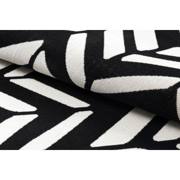 Dywan nowoczesny MUNDO E0571 jodełka, chevron outdoor beż / czarny