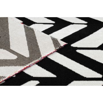 Dywan nowoczesny MUNDO E0571 jodełka, chevron outdoor beż / czarny