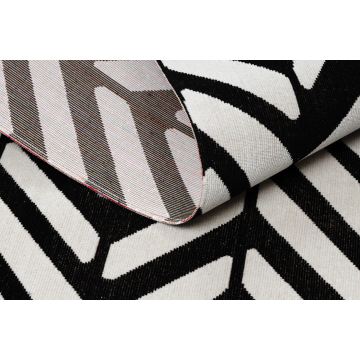 Dywan nowoczesny MUNDO E0571 jodełka, chevron outdoor beż / czarny
