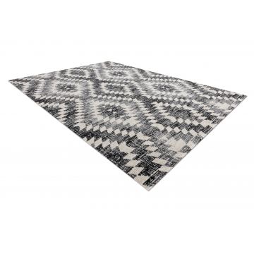 Dywan nowoczesny MUNDO D7461 romby 3D outdoor szary / beż