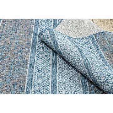 Dywan SZNURKOWY SIZAL LOFT 21118 BOHO kość słoniowa/srebrny/niebieski