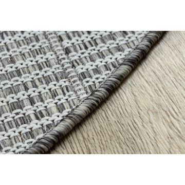 Dywan SZNURKOWY SIZAL LOFT 21198 koło BOHO kość słoniowa/srebrny/taupe