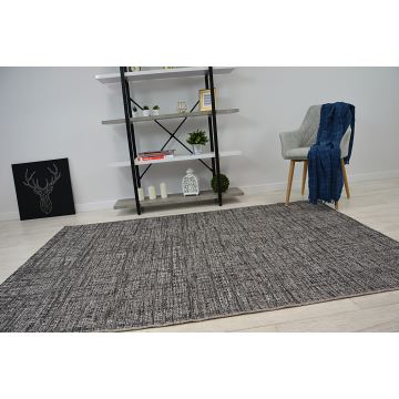 Dywan SZNURKOWY SIZAL LOFT 21126 MELANŻ srebrny/kość słoniowa/szary