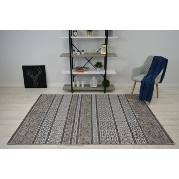 Dywan SZNURKOWY SIZAL LOFT 21118 BOHO kość słoniowa/srebrny/szary
