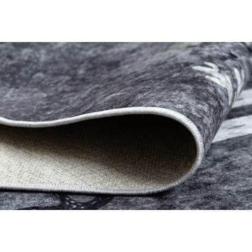 Dywan do prania JUNIOR 52107.801 Niedźwiedzie, zwierzęta, uliczki dla dzieci, antypoślizgowy - szary