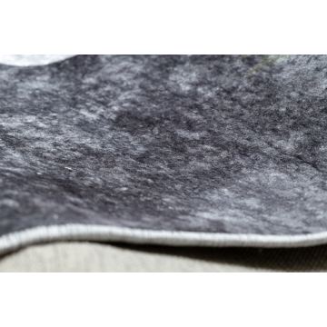 Dywan do prania JUNIOR 52107.801 Niedźwiedzie, zwierzęta, uliczki dla dzieci, antypoślizgowy - szary