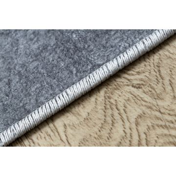 Dywan do prania JUNIOR 52106.801 Alfabet, abecadło dla dzieci, antypoślizgowy - szary