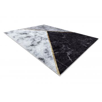 Dywan do prania MIRO 51330.804 Marmur, geometryczny antypoślizgowy - szary