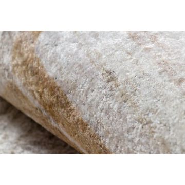 Dywan do prania MIRO 51805.804 Geometryczny, kratka antypoślizgowy - złoty
