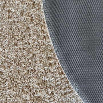 Dywan nowoczesny pluszowy shaggy Elite Koło -beżowy