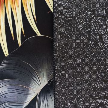 Dywan antypoślizgowy BLACK and GOLD N 06- liście palmy