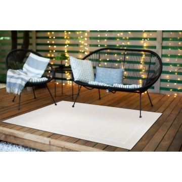Dywan TIMO 5979 SZNURKOWY SIZAL outdoor ramka biały