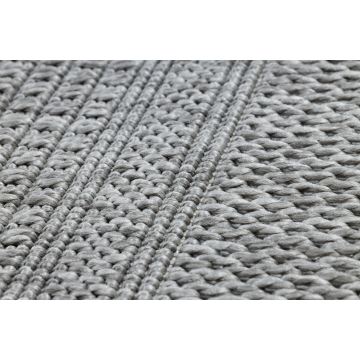 Dywan TIMO 5979 SZNURKOWY SIZAL outdoor ramka jasny szary
