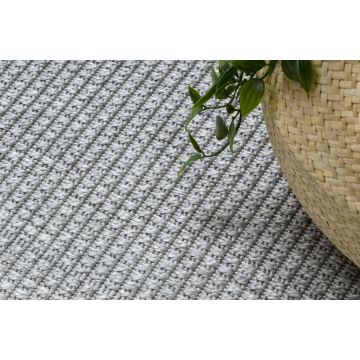Dywan TIMO 5979 SZNURKOWY SIZAL outdoor ramka jasny szary