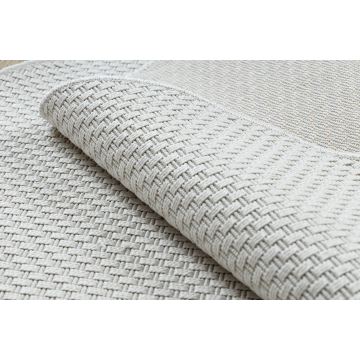 Dywan TIMO 6272 koło SZNURKOWY SIZAL outdoor biały