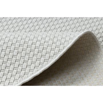 Dywan TIMO 6272 koło SZNURKOWY SIZAL outdoor biały