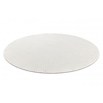 Dywan TIMO 6272 koło SZNURKOWY SIZAL outdoor biały