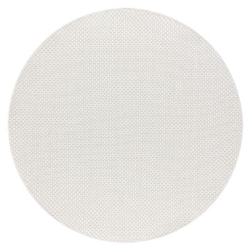 Dywan TIMO 6272 koło SZNURKOWY SIZAL outdoor biały