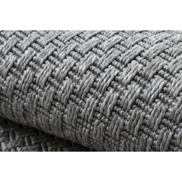 Dywan TIMO 6272 koło SZNURKOWY SIZAL outdoor jasny szary