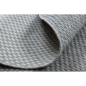 Dywan TIMO 6272 koło SZNURKOWY SIZAL outdoor jasny szary