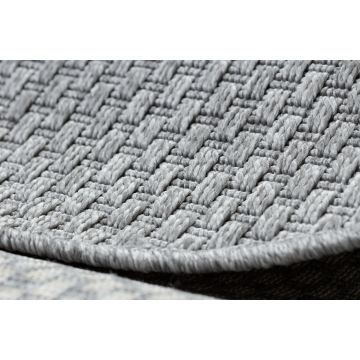 Dywan TIMO 6272 koło SZNURKOWY SIZAL outdoor jasny szary