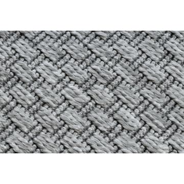 Dywan TIMO 6272 koło SZNURKOWY SIZAL outdoor jasny szary