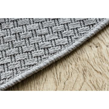 Dywan TIMO 6272 koło SZNURKOWY SIZAL outdoor jasny szary