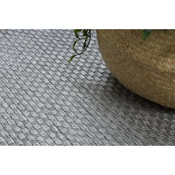 Dywan TIMO 6272 koło SZNURKOWY SIZAL outdoor jasny szary