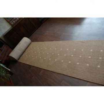CHODNIK sznurkowy SIZAL FLOORLUX wzór 20079 coffee / mais