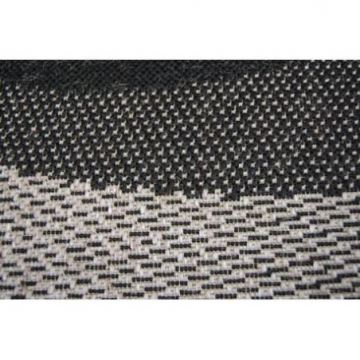CHODNIK SIZAL FLOORLUX wzór 20212 black / silver
