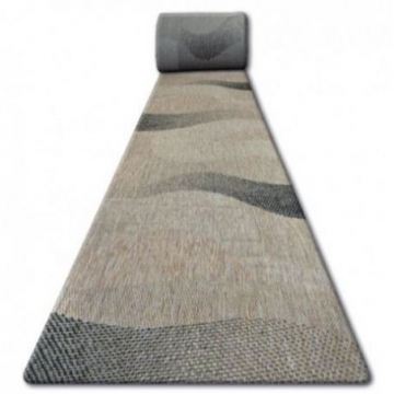 CHODNIK SIZAL FLOORLUX wzór 20212 coffee / black