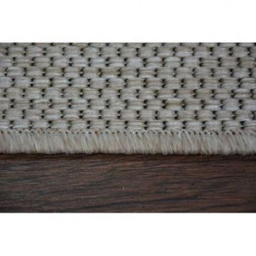 CHODNIK SIZAL FLOORLUX wzór 20433 srebrny GŁADKI