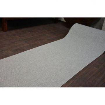 CHODNIK SIZAL FLOORLUX wzór 20433 srebrny GŁADKI
